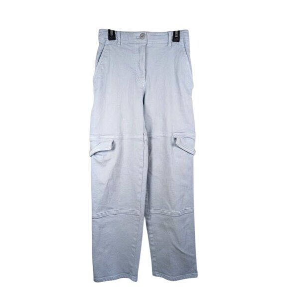 Aritzia Wilfred Free Cargo Pants Womens Size 00 Corduroy Relaxed Baggy Mid Rise - Picture 1 of 6